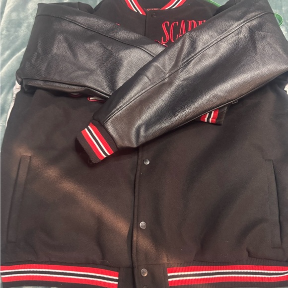 Scarface Varsity Jacket 2X Size Reason Clothing Authentic 100% - Picture 3 of 10